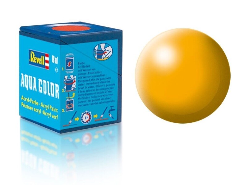 Revell - Barva akrylová - 36310 hedvábná žlutá 18ml